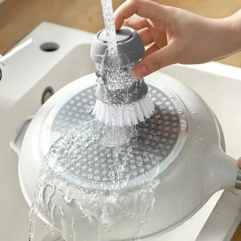 Soap-Dispensing Dish Brush – Scrub & Clean in Seconds