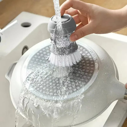 Soap-Dispensing Dish Brush – Scrub & Clean in Seconds