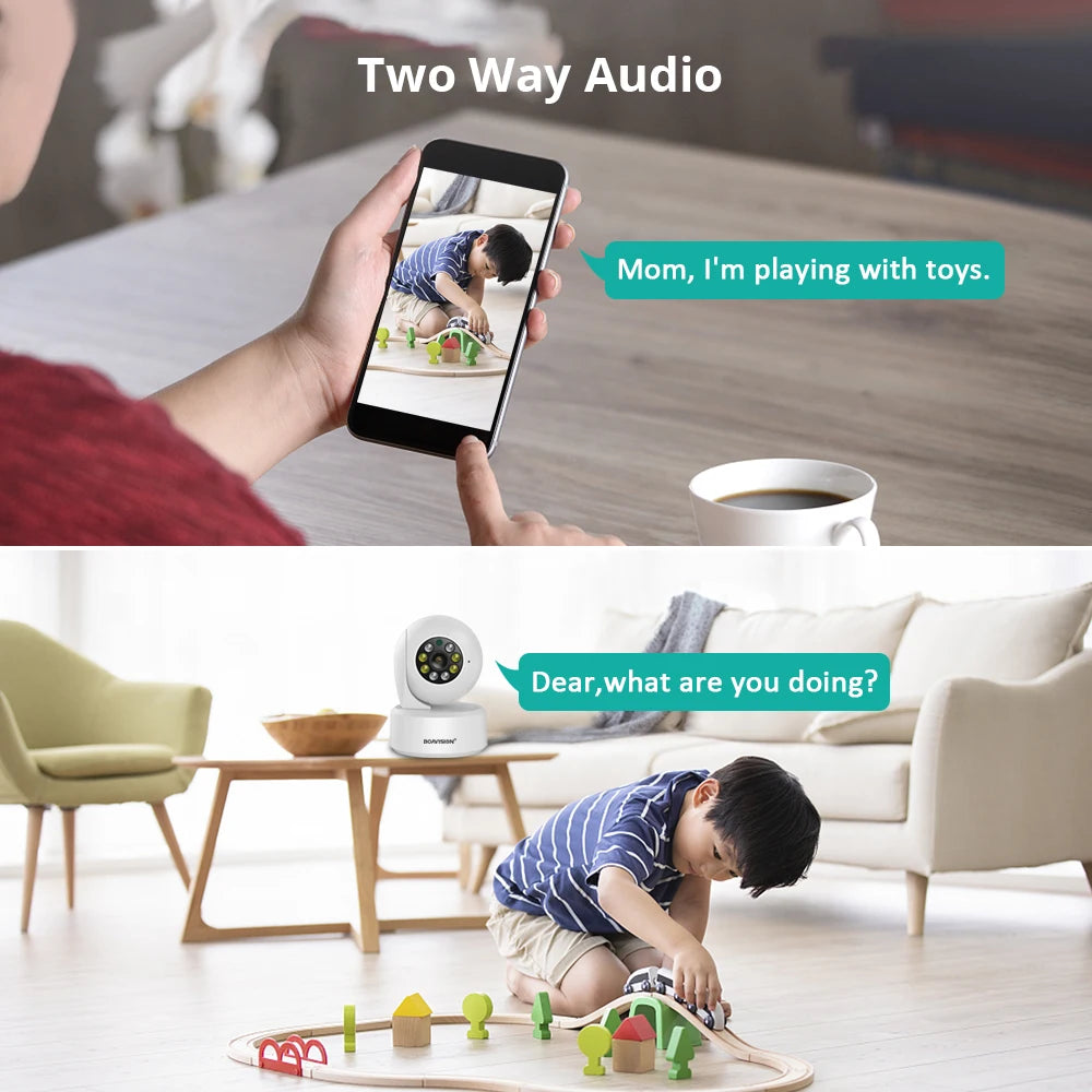 BOAVISION Smart Cam 4MP WiFi – AI Auto Tracking